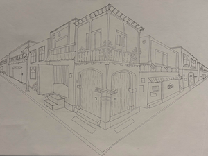 Pencil drawing art show